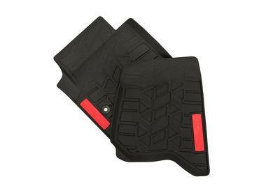 23453023 GM First-Row Premium All-Weather Mats in Jet Black with All-Terrain Script Product Photo 2 of 4