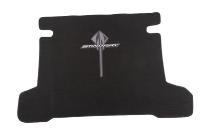 GM 23469813 Premium Carpeted Cargo Area Mat in Jet Black with Stingray Logo