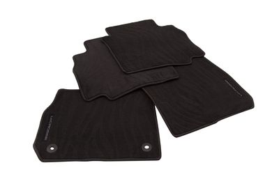 GM First-and Second-Row Premium Carpeted Floor Mats in Very Dark Atmosphere with LaCrosse Script 26668497