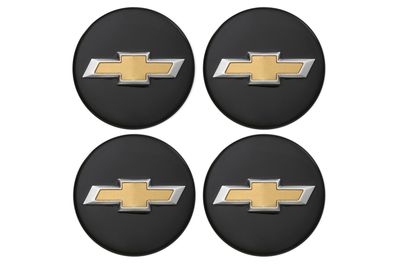 GM Center Cap in Black with Bowtie Logo 42744149