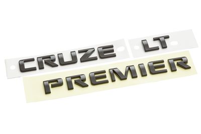 GM Cruze Emblems in Black 84136404