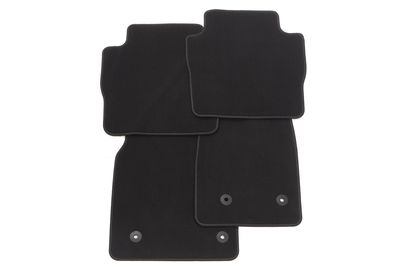 GM First-and Second-Row Carpeted Floor Mats in Jet Black 84591801
