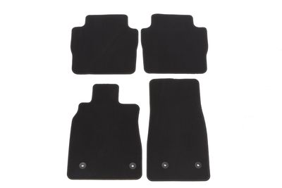 GM First-and Second-Row Carpeted Floor Mats in Jet Black 84591801