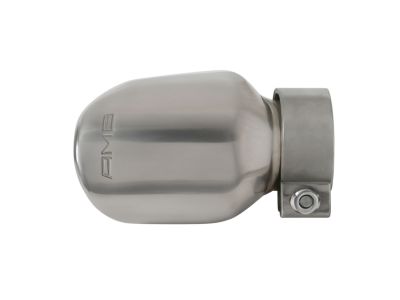 23238762 GM 2.5L Polished Stainless Steel Single Outlet Exhaust Tip with GMC Logo Product Photo 4 of 4