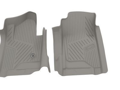 84357866 GM First-Row Interlocking Premium All-Weather Floor Liner in Dune with GMC Logo (for Models without Center Console) Product Photo 1 of 2