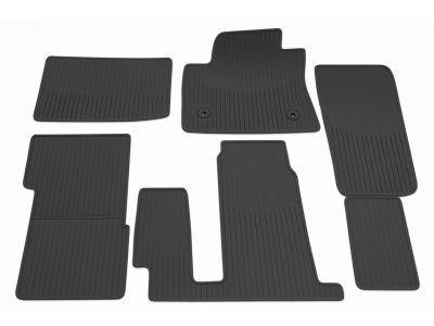 84605143 GM Third-Row One-Piece Premium All-Weather Floor Mat in Dark Titanium (for models with Second-Row Captain's Chairs) Product Photo 2 of 3
