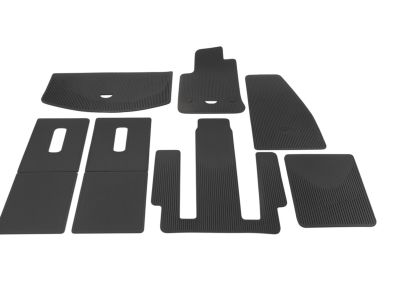 84605143 GM Third-Row One-Piece Premium All-Weather Floor Mat in Dark Titanium (for models with Second-Row Captain's Chairs) Product Photo 3 of 3