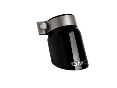 84894463 GM 2.7L Black Chrome Single Outlet Exhaust Tip with GMC Logo Product Photo 3 of 5