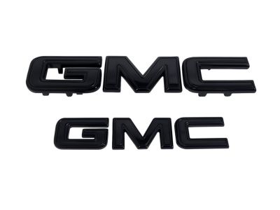 85053058 GM GMC Emblem in Black Product Photo 2 of 7