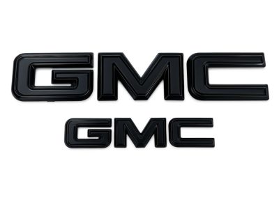 85053058 GM GMC Emblem in Black Product Photo 6 of 7