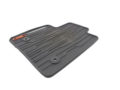 85131778 GM First-Row Premium All-Weather Floor Mats in Jet Black with GMC Logo Product Photo 2 of 10