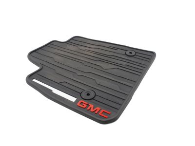 85131778 GM First-Row Premium All-Weather Floor Mats in Jet Black with GMC Logo Product Photo 8 of 10