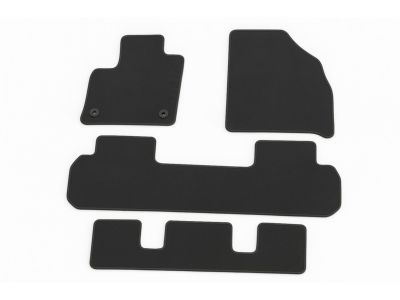 85136052 GM First-, Second- and Third-Row Carpeted Floor Mats in Jet Black for Models with Second-Row Captain's Chairs Product Photo 4 of 8
