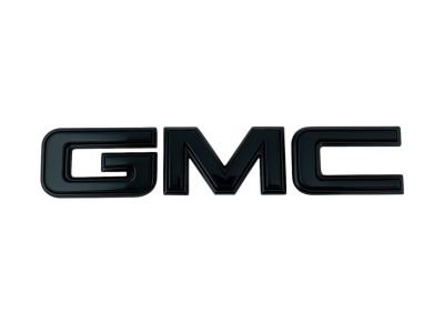 86539814 GM GMC Emblems in Black Product Photo 2 of 3