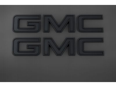 GM 86539814 GMC Emblems in Black 86539814 GM GMC Emblems in Black Product Photo 1 of 3