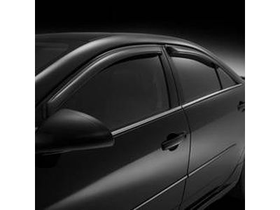 GM Side Window Weather Deflector - Front Set,Note:Coupe,Smoke 17801438