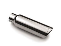 GM 22799811 Chrome Angle-Cut Single-Wall Exhaust Tip with GMC Logo