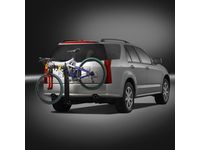 Buick Rendezvous Hitch-Mounted Bicycle and Ski Carrier - 12499172