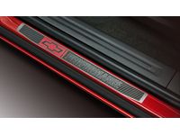 GM 23232339 Front and Rear Door Sill Plates in Stainless Steel with GMC Logo