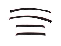 GM 19367039 Front and Rear In-Channel Side Door Window Weather Deflectors in Smoke Black by Lund