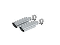 GM 19303347 Bright Chrome Dual Exit Exhaust Tip Set by Borla