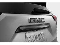 GM 84200470 License Plate Applique in Gloss Black
