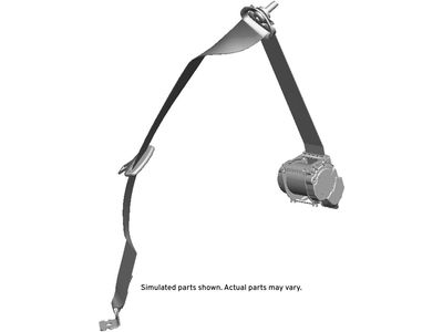 GM 42571352 Rear Seat Belt Retractor Assembly *Black 42571352 GM Rear Seat Belt Retractor Assembly *Black Product Photo 1 of 1