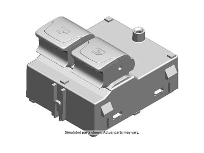 22943363 GM Front Side Door Window Control Switch Assembly Black Product Photo 1 of 1