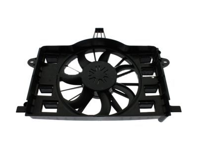 ECCPP Radiator Cooling Fan Assembly – 2018-2019 GMC Terrain 2.0L, Driver Side, 1-Year Warranty
