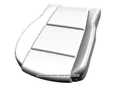 23374080 GM Front Seat Cushion Cover Assembly Black Product Photo 1 of 1