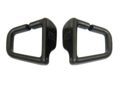 2Pcs Seat Belt Shoulder Guides Ebony Black For 93-02 Camaro Firebird Convertible