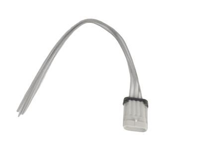 GM 15306054 Connector, W/Leads, 4-Way M. *Gray