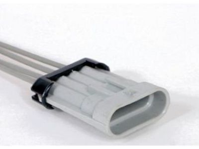 GM 15306054 Connector, W/Leads, 4-Way M. *Gray