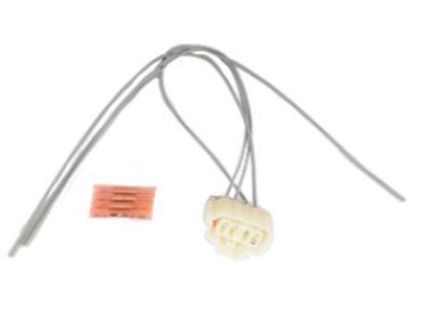 GM 15306115 Connector, W/Leads, 4-Way F. *Natural