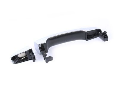 Autobrother Interior Door Handle – Driver Side Front Left For 2005-2009 Chevrolet Equinox & Pontiac – OEM 25897973, White Textured