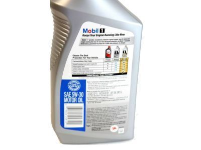 GM 12345885 Oil,Engine 5W30 Syn Mobil 1 , 1 Qt.