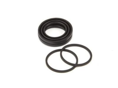 Bigg Red - Brake Caliper Seal Repair Kit - Compatible With Infiniti Front Left Right Fits Akebono Twin 45mm Dia Piston Calipers - View #7