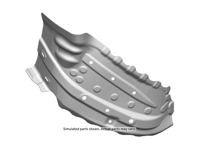 GM 23178142 Extension, Front Compartment Outer Side Rail 23178142 GM Extension, Front Compartment Outer Side Rail Product Photo 1 of 1