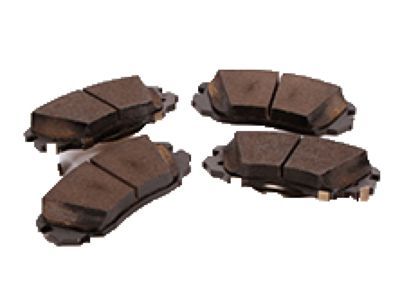 thumbnail image 2 of Detroit Axle Front Ceramic Brake Pad Set With Hardware – For CT4, Equinox, Malibu, Terrain 2 of 4