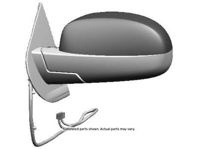 2007 Cadillac Escalade Side View Mirrors - 25831078
