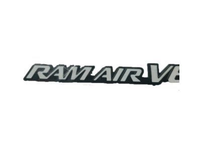 GM 22619418 Plate Assembly, Front Fender Name 'Ram Air V6' *White T