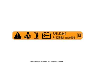 GM 22970409 Label, Evaporator Service Warning 22970409 GM Label, Evaporator Service Warning Product Photo 1 of 1