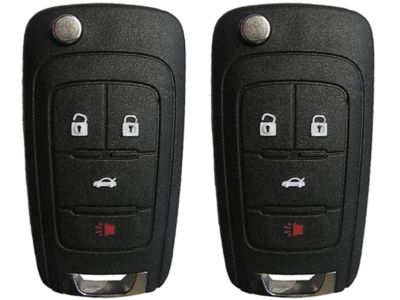 GM 20979469 Key,Dr Lock & Ignition Lock Folding (W/ Remote Control Door Lock Transmitter)