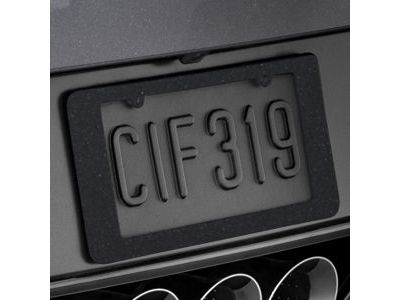 License Plate Mounting/Rear - 2014 Chevrolet Corvette