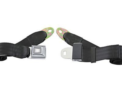 GM 15796601 Passenger Seat Belt Assembly (Buckle Side) (W/ Tensioner) *Ebony