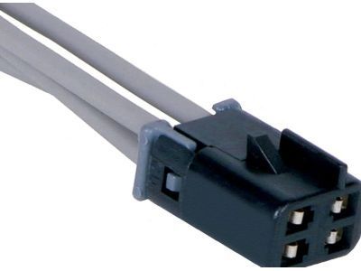 GM 12102900 Connector, W/Leads, 4-Way F. *Black *Math Data