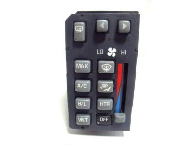 GM 16152202 Heater & Air Conditioner Control Assembly