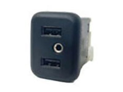 GM 13525889 Receptacle Assembly, Dual Chrg Only *Jet Black