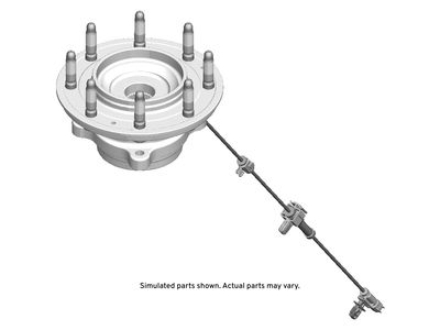 2012 GMC Sierra Wheel Bearing - 84964448