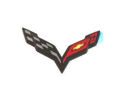 Chevrolet GM OEM 05-08 Corvette Front Bumper-Emblem Badge Nameplate 10370895
